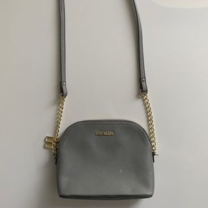 Steve Madden Grey Leather Crossbody Purse :)